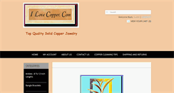 Desktop Screenshot of ilovecopper.com